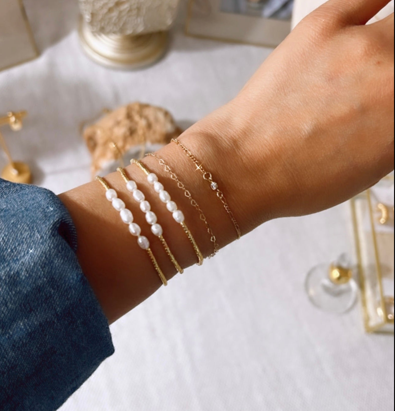 Hanna Pearl Bracelet