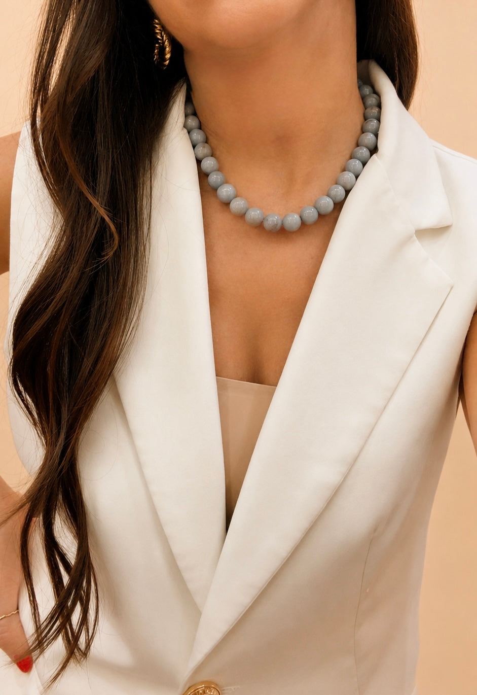 Ángelite Gemstone Necklace
