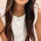 Camelia Green Necklace