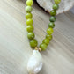 Camelia Green Necklace