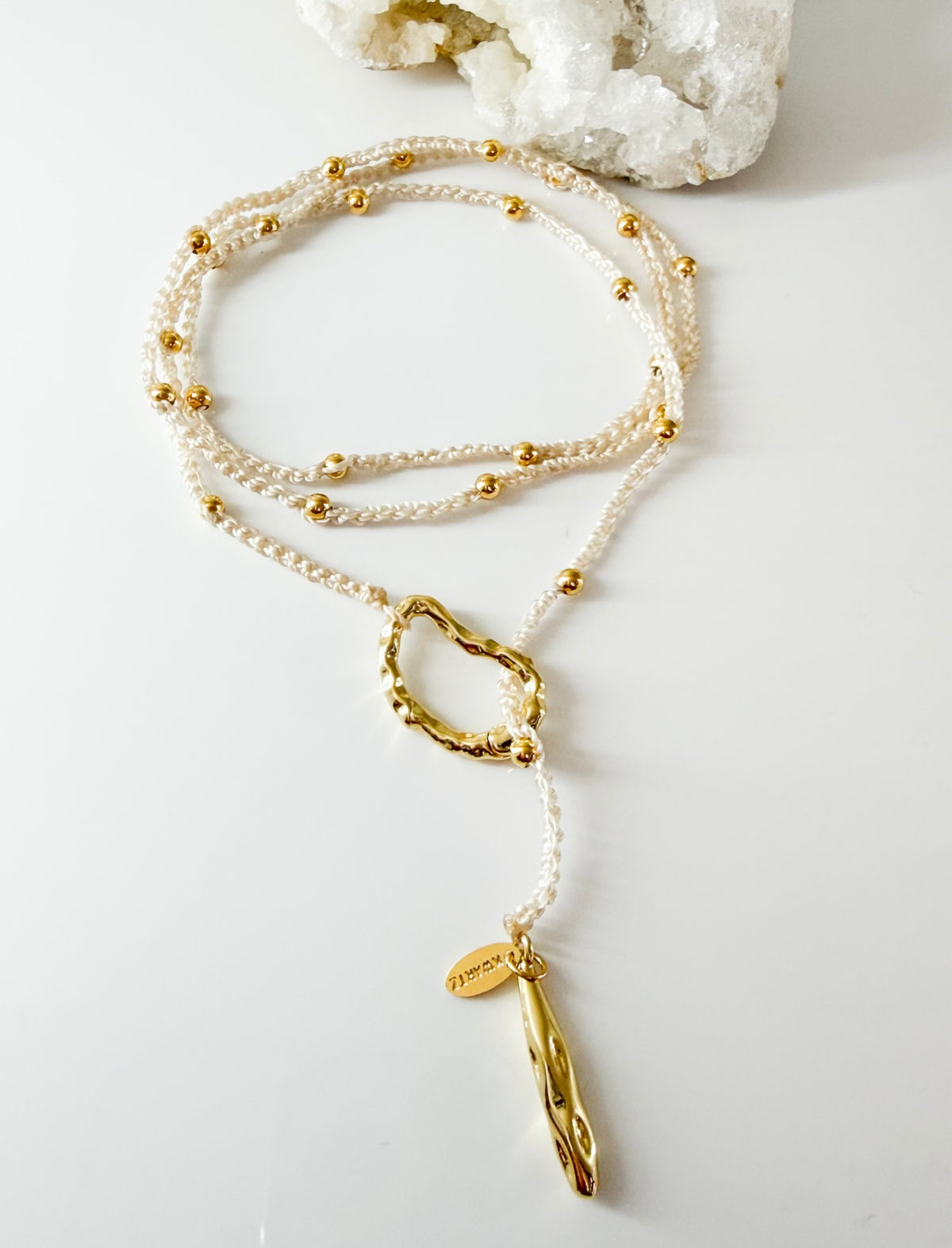 Crochet Lariat Necklace