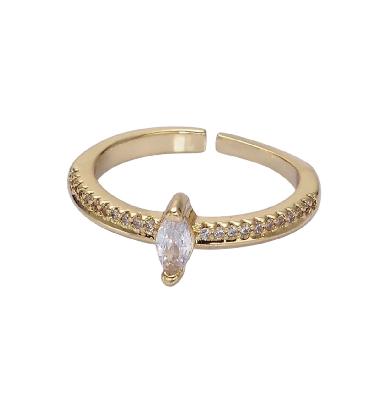 Clear Marquise Ring