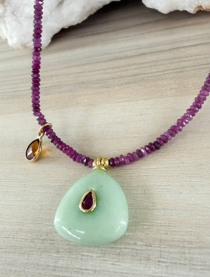 Mini Semiprecious Stones Necklaces