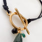 Toggle Agate Drop Bracelet