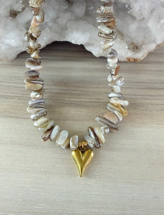 Kate Shell Heart Necklace