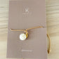Coin Pearl Cream Bracelet