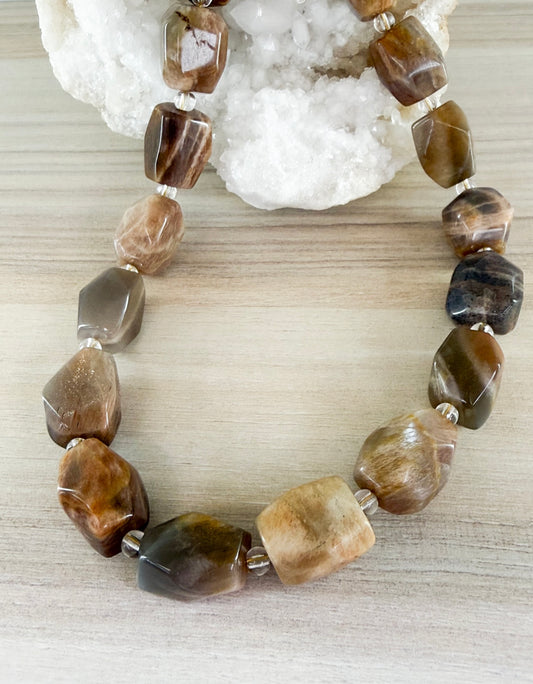 Sunstone Gemstone Necklace