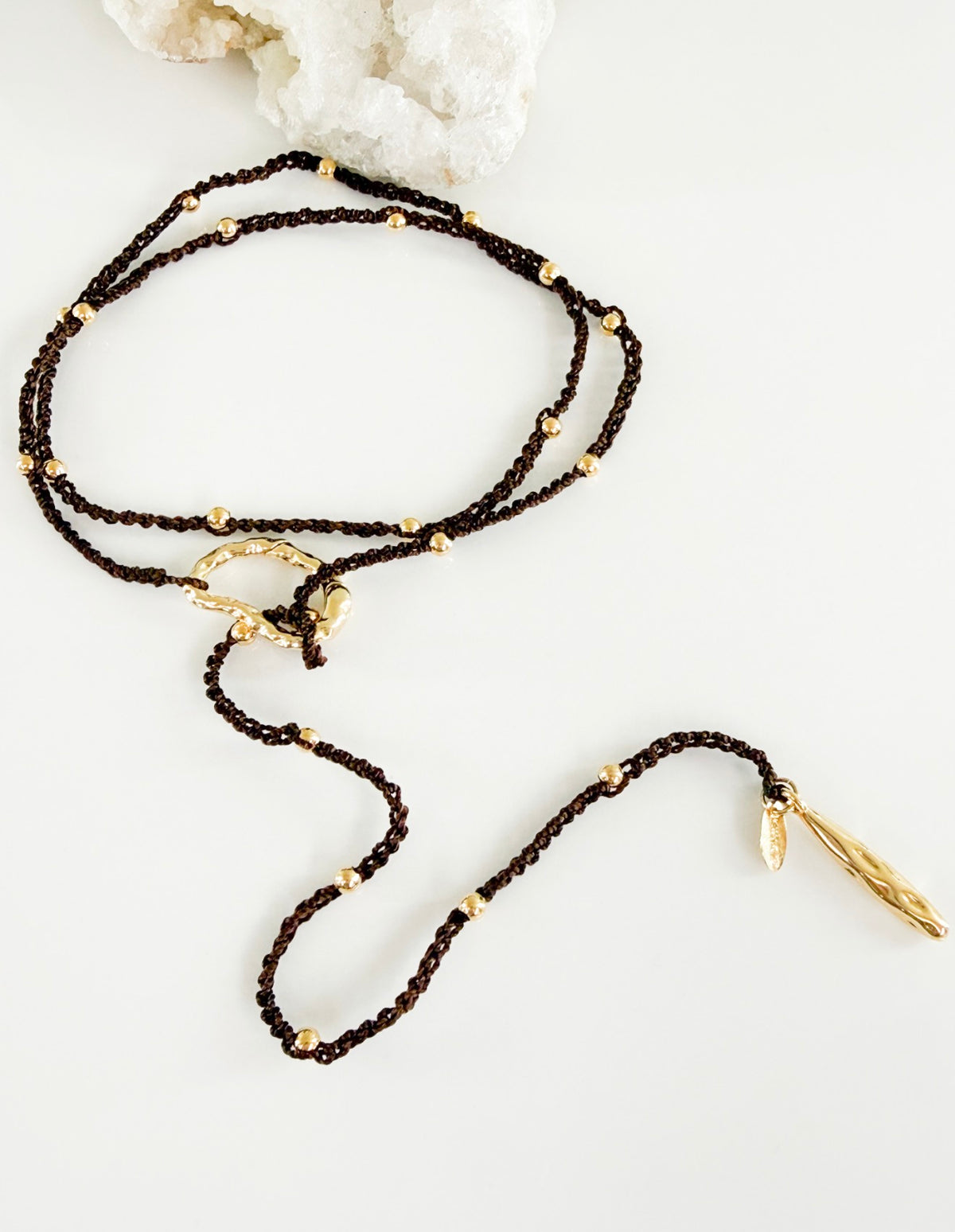 Crochet Lariat Necklace