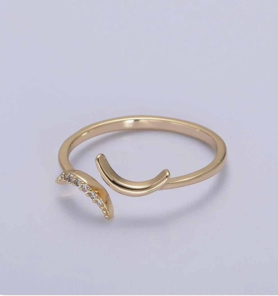 Crescent Moon Ring