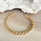Twist cuff bangle