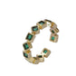 Dainty Emerald Green Ring