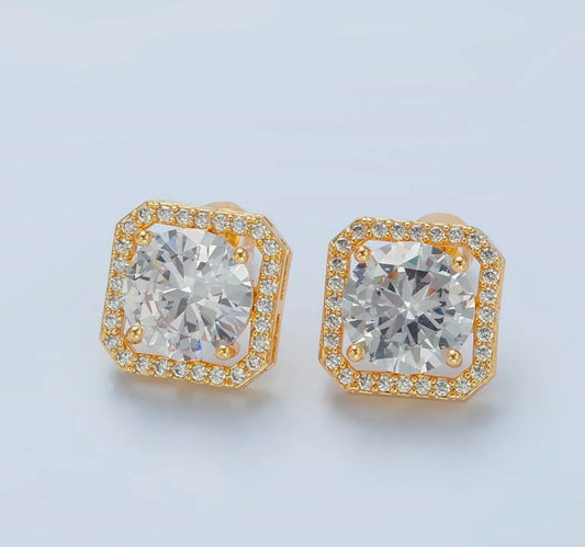 Square Stud Earrings