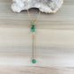 Green Agate Lariat