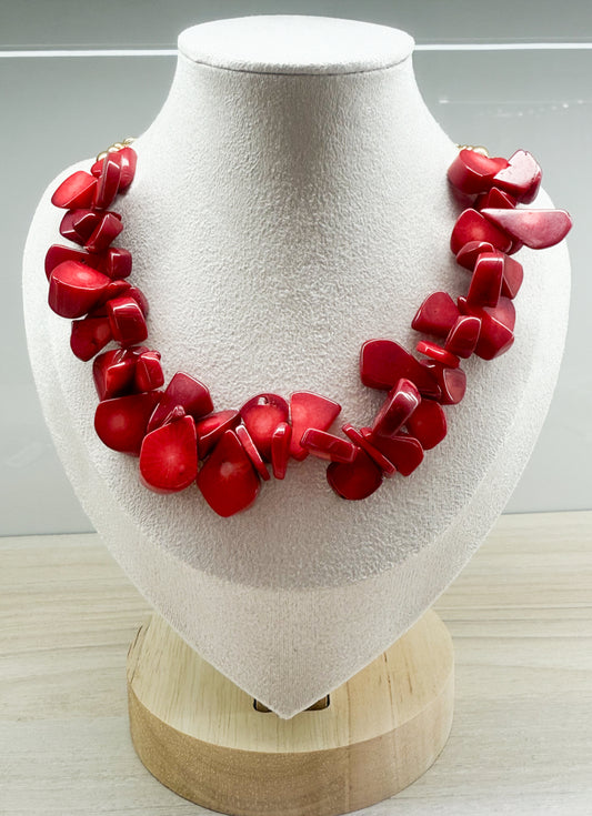 Coral (Red Blood) Necklace