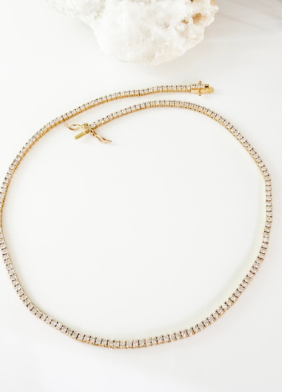Tennis Lux Necklace 2mm (129)