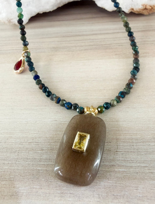 Mini Semiprecious Stones Necklaces