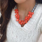 Coral (Peach) Stone Necklace