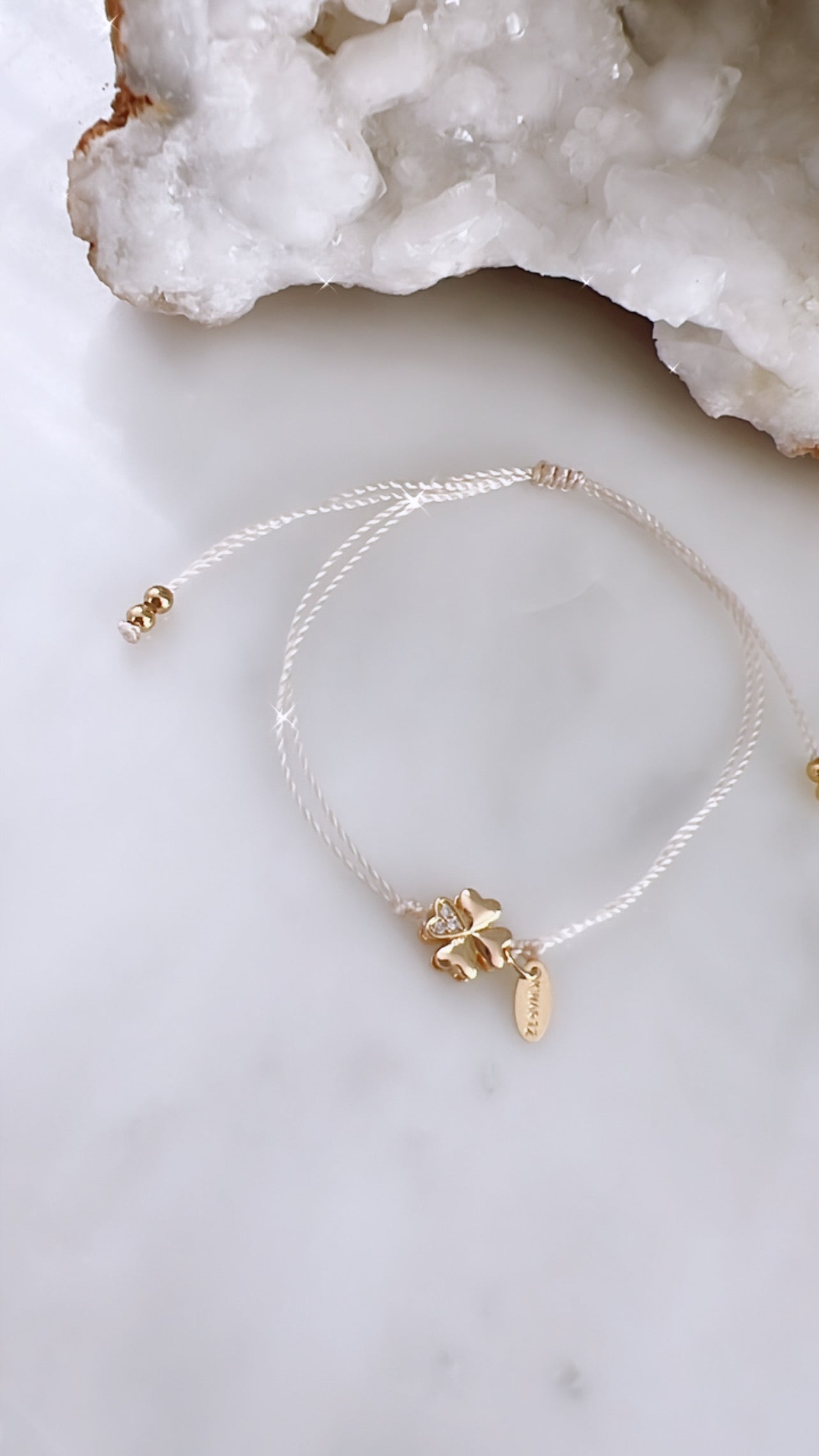 Trébol Bracelet (Light Beige)