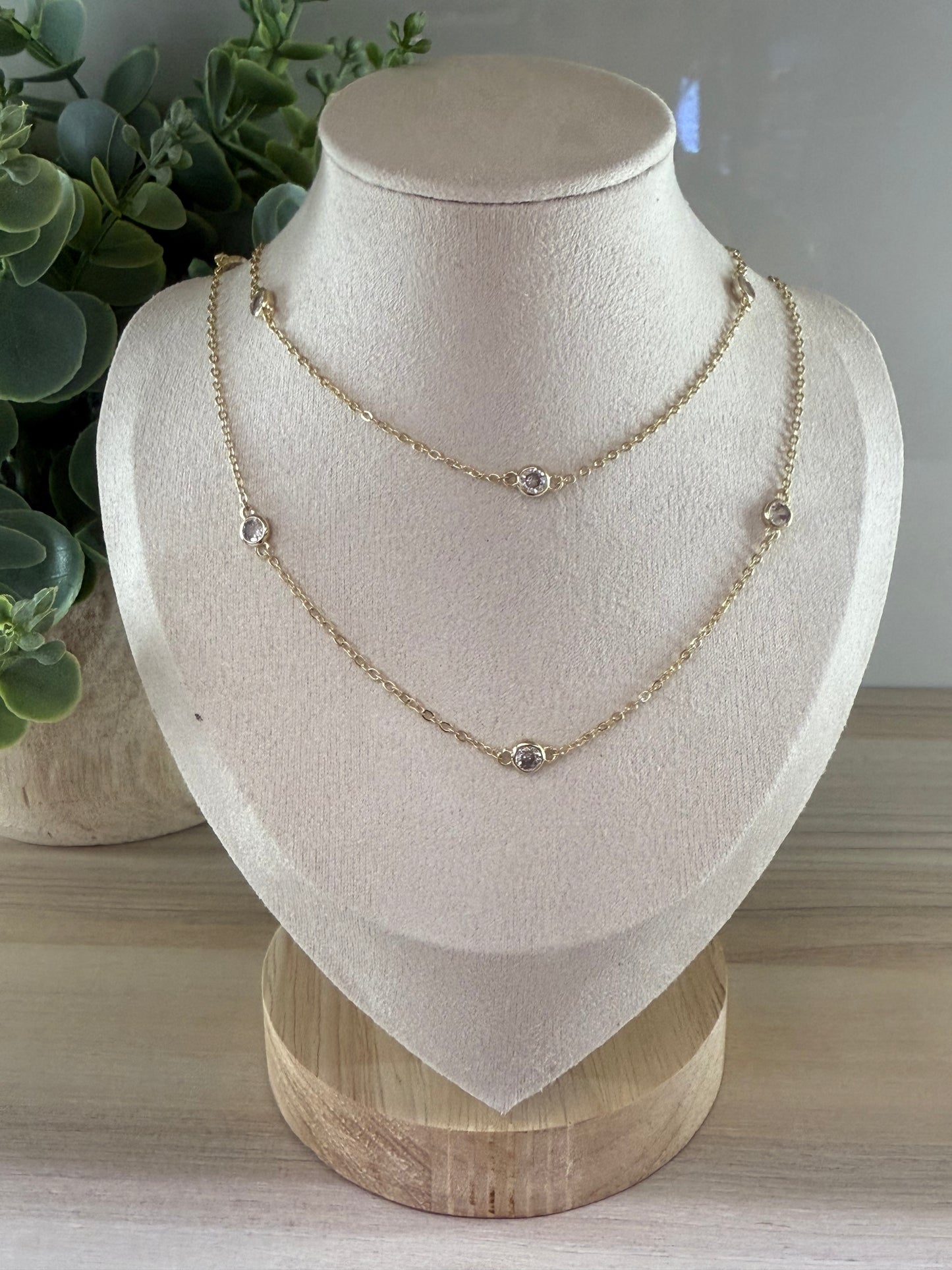 CZ Long Necklace