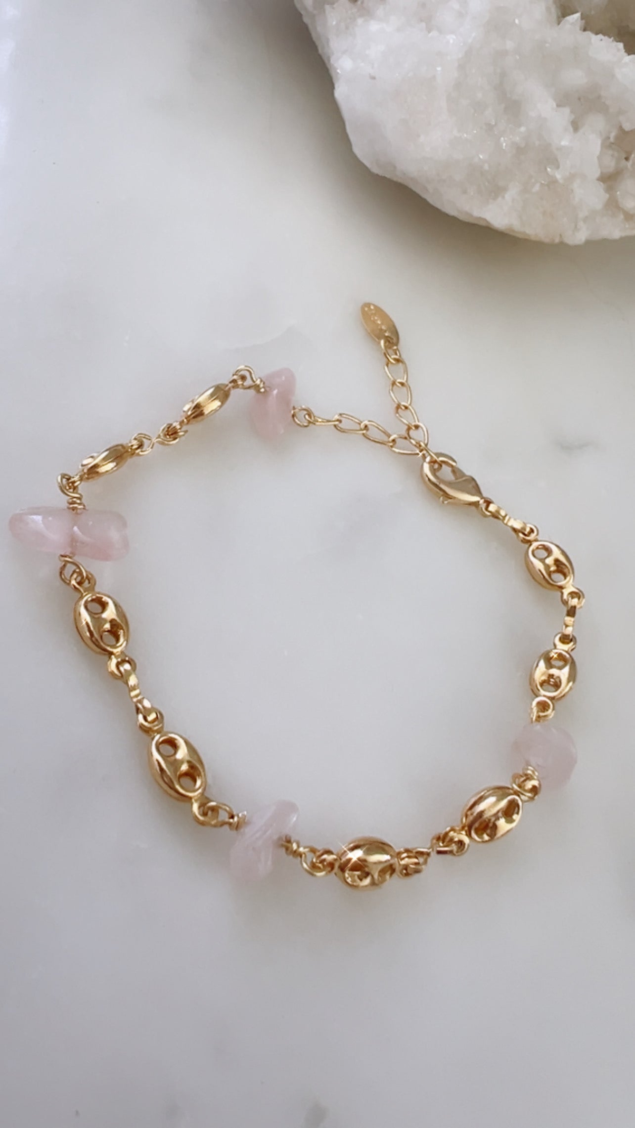 Mini Daniela & Rose Quartz Bracelet