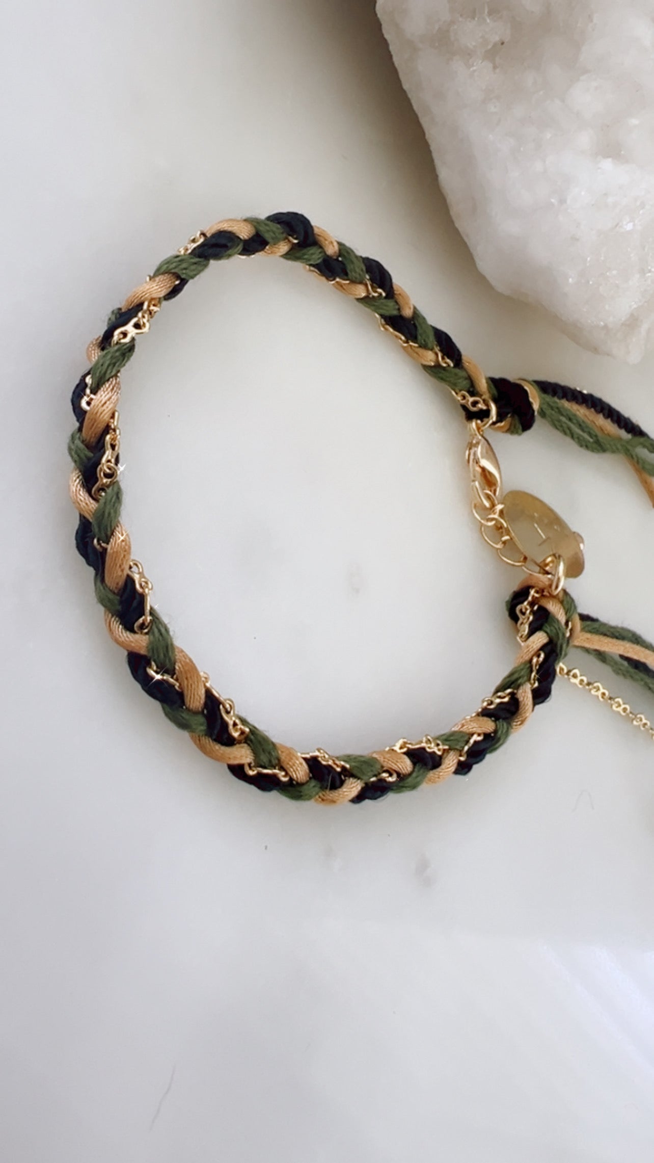 Braid & Chain Bracelet