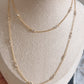 Long Oval Zirconia Necklace