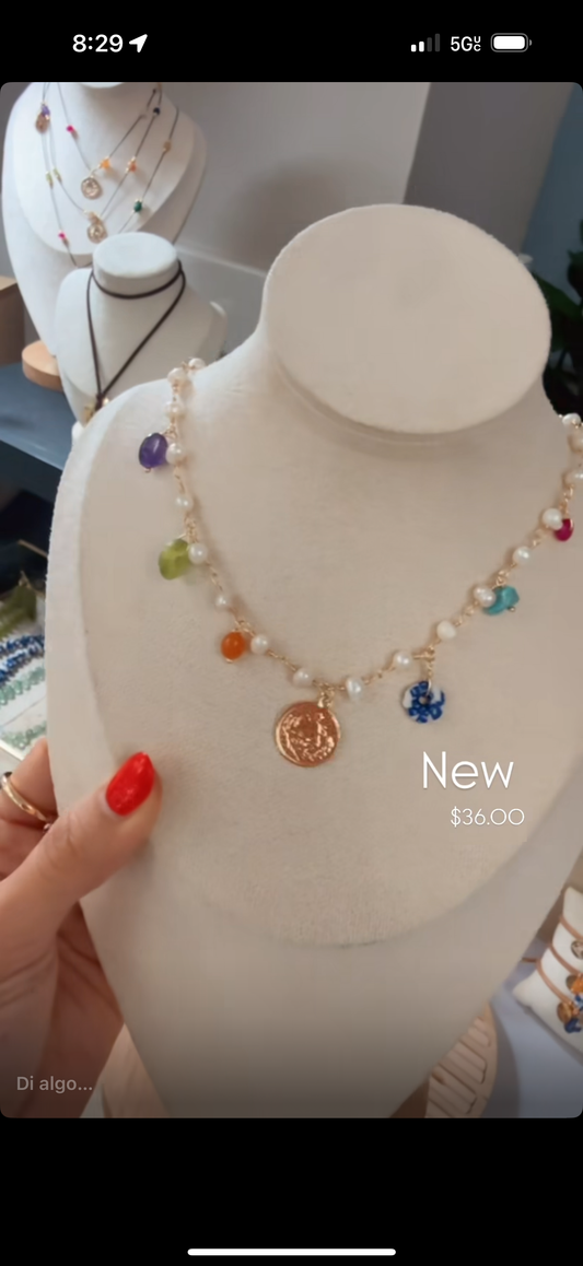 Greece Pearl Necklace